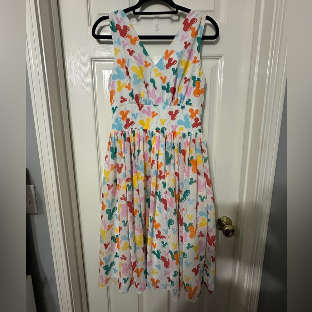 Disney swing dress balloon pattern